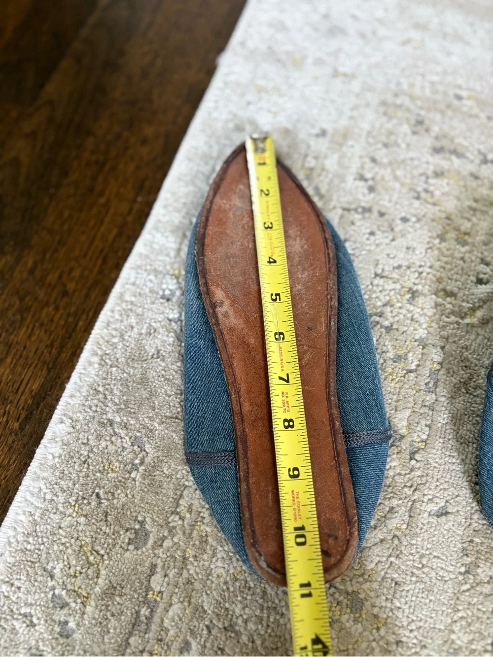 Brother Vellies Denim Moroccan Babouche Mules